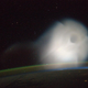 Illustration for article titled What on Earth created this bizarre jellyfish-cloud outside the ISS?